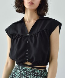 CODE A | waist ribbon blouse(シャツ/ブラウス)