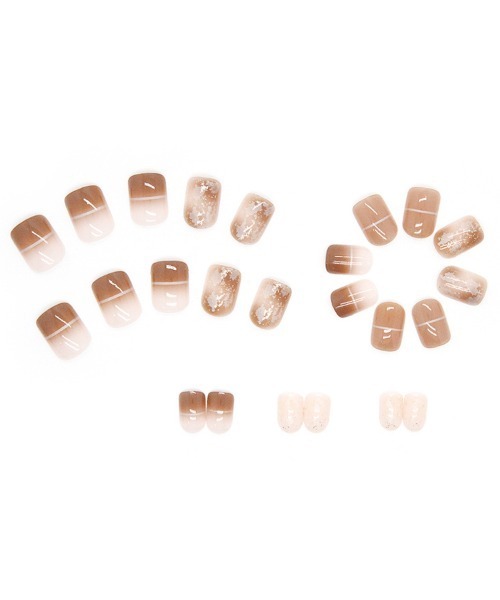 Doux Belle（ドゥーベル）の「ネイルチップ ネイル セルフネイル（ネイルシール/ネイルチップ・レディース・A/B/C/L/P/I/D/E/G/M/F/K/O/H/J/T/U/V/Q/R/S・FREE）」の10枚目の写真