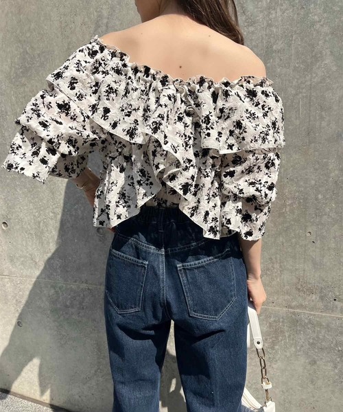 one after another NICE CLAUP（ワンアフターアナザーナイスクラップ）の「【S/Mサイズ】ハイウエストワイドデニム（デニムパンツ・レディース・ネイビー/ブラック系/ピンク系/ライトブルー/ブルー・SMALL/MEDIUM）」の9枚目の写真