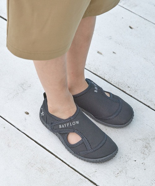Ocean Pacific（オーシャンパシフィック）の「【Ocean Pacific（オーシャンパシフィック）】別注アクアシューズ(KIDS)（スニーカー・キッズ・ブラック/ブルー/ベージュ・18.0cm/19.0cm/21.0cm/20.0cm/22.0cm）」の2枚目の写真