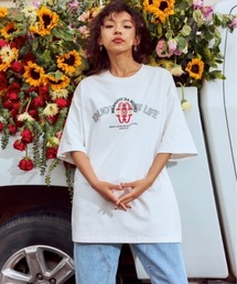 【MR. ENJOY DA MONEY】Rubber Print Short Sleeves / 【ミスターエンジョイダマニー】ラバープリントロゴ半袖Tシャツ