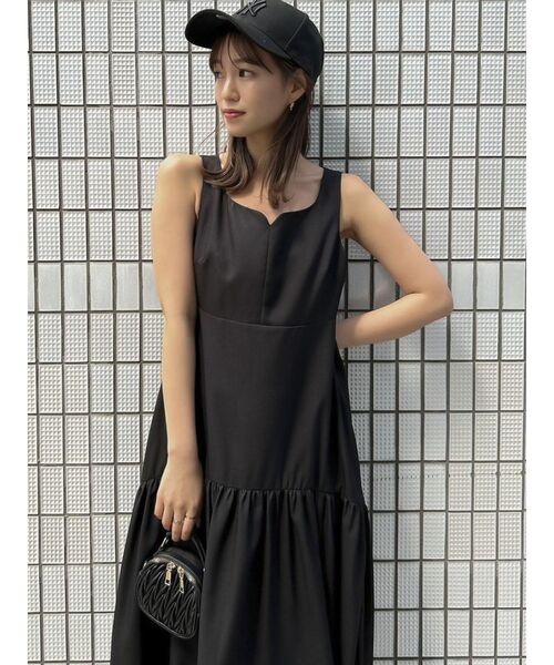 dazzlin（ダズリン）の「バルーンギャザーボリュームワンピース（ワンピース・レディース・レッド/ブラック/ベージュ・SMALL/MEDIUM）」の22枚目の写真