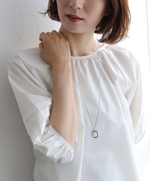 Pierrot（ピエロ）の「スクエアトップロングネックレス（ネックレス・レディース・シルバー/ゴールド・FREE）」の8枚目の写真