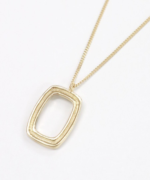 Pierrot（ピエロ）の「スクエアトップロングネックレス（ネックレス・レディース・シルバー/ゴールド・FREE）」の12枚目の写真