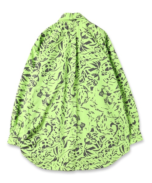 AlexanderLeeChang（アレキサンダーリーチャン）の「NYANCAMO BB SHIRTS（シャツ/ブラウス・メンズ・ブラック/ライム・2/3）」の20枚目の写真