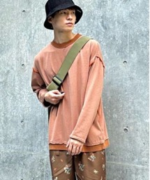 niko and... | ［niko and ...JEANS 2023AW］ブランケットピグメントプルオーバー(Tシャツ/カットソー)