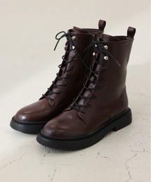 レースアップアンクルブーツ