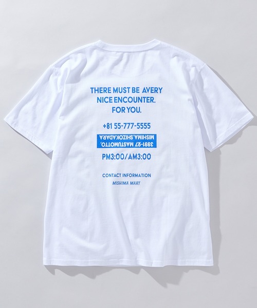 JOURNAL STANDARD（ジャーナルスタンダード）の「【ZOZO限定】MISHIMA MART S/S TEE2 / プリントTシャツ（Tシャツ/カットソー・メンズ・ホワイト系その他2/ホワイト系その他4/ホワイト×グリーン/ホワイト×レッド/ホワイト×ブルー/ホワイト系その他7/ホワイト系その他6/ホワイト系その他/ホワイト×パープル/ホワイト×イエロー/ホワイト系その他3/ホワイト×ライム/ホワイト×エメラルドグリーン・L/XL/M/S）」の4枚目の写真