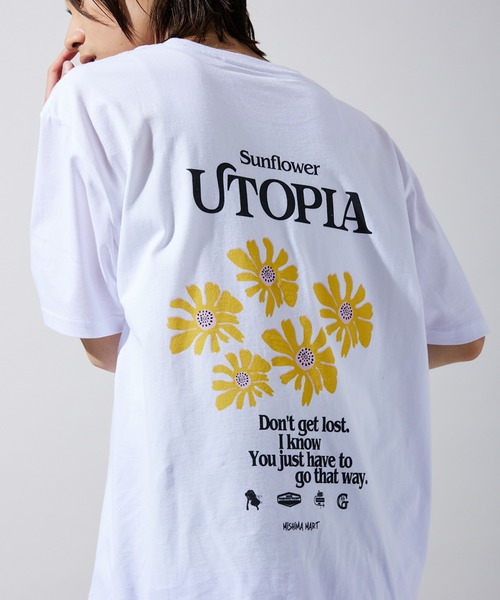 JOURNAL STANDARD（ジャーナルスタンダード）の「【ZOZO限定】MISHIMA MART S/S TEE2 / プリントTシャツ（Tシャツ/カットソー・メンズ・ホワイト系その他2/ホワイト系その他4/ホワイト×グリーン/ホワイト×レッド/ホワイト×ブルー/ホワイト系その他7/ホワイト系その他6/ホワイト系その他/ホワイト×パープル/ホワイト×イエロー/ホワイト系その他3/ホワイト×ライム/ホワイト×エメラルドグリーン・L/XL/M/S）」の11枚目の写真