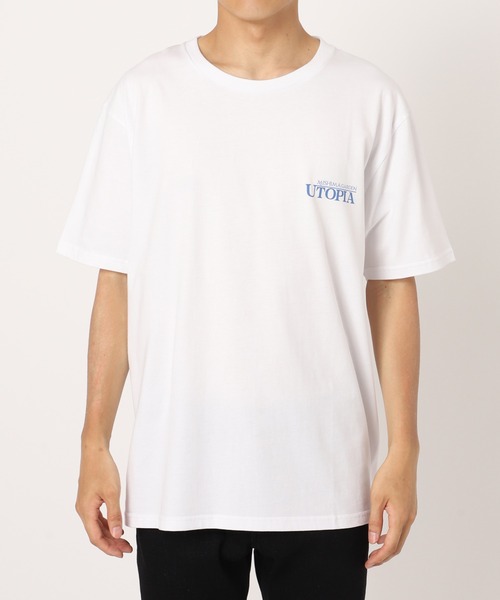 JOURNAL STANDARD（ジャーナルスタンダード）の「【ZOZO限定】MISHIMA MART S/S TEE2 / プリントTシャツ（Tシャツ/カットソー・メンズ・ホワイト系その他2/ホワイト系その他4/ホワイト×グリーン/ホワイト×レッド/ホワイト×ブルー/ホワイト系その他7/ホワイト系その他6/ホワイト系その他/ホワイト×パープル/ホワイト×イエロー/ホワイト系その他3/ホワイト×ライム/ホワイト×エメラルドグリーン・L/XL/M/S）」の15枚目の写真