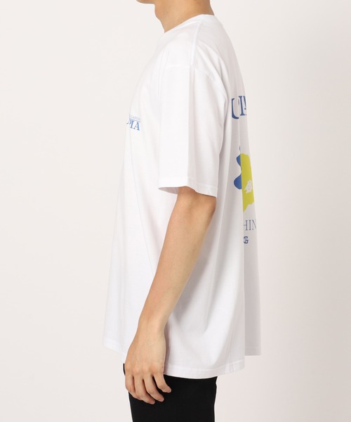 JOURNAL STANDARD（ジャーナルスタンダード）の「【ZOZO限定】MISHIMA MART S/S TEE2 / プリントTシャツ（Tシャツ/カットソー・メンズ・ホワイト系その他2/ホワイト系その他4/ホワイト×グリーン/ホワイト×レッド/ホワイト×ブルー/ホワイト系その他7/ホワイト系その他6/ホワイト系その他/ホワイト×パープル/ホワイト×イエロー/ホワイト系その他3/ホワイト×ライム/ホワイト×エメラルドグリーン・L/XL/M/S）」の16枚目の写真