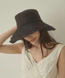Natural wide brim ハット