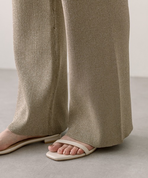 mystic（ミスティック）の「ラメニットパンツ（その他パンツ・レディース・ブラウン/ベージュ・FREE）」の9枚目の写真