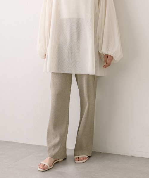 mystic（ミスティック）の「ラメニットパンツ（その他パンツ・レディース・ブラウン/ベージュ・FREE）」の20枚目の写真