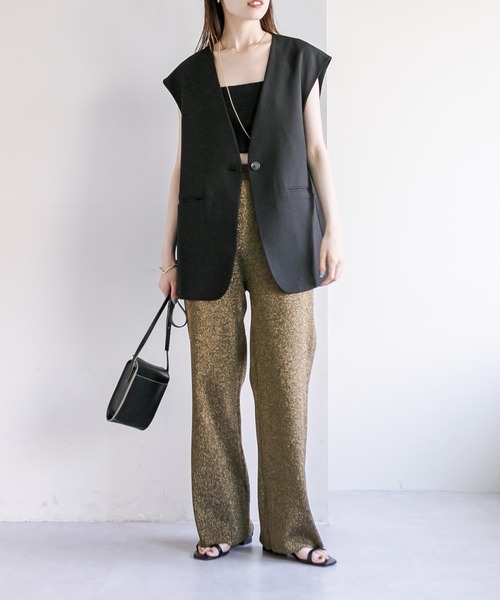 mystic（ミスティック）の「ラメニットパンツ（その他パンツ・レディース・ブラウン/ベージュ・FREE）」の19枚目の写真