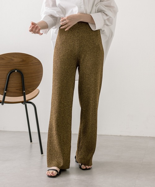 mystic（ミスティック）の「ラメニットパンツ（その他パンツ・レディース・ブラウン/ベージュ・FREE）」の17枚目の写真