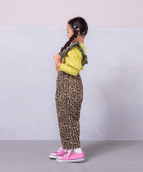 BIG FIELD（ビッグフィールド）の「フリルサスペンダーパンツ（90～150cm）（サロペット/オーバーオール・キッズ・ブラウン/ネイビー・140/150/90/120/130/100/110）」の15枚目の写真