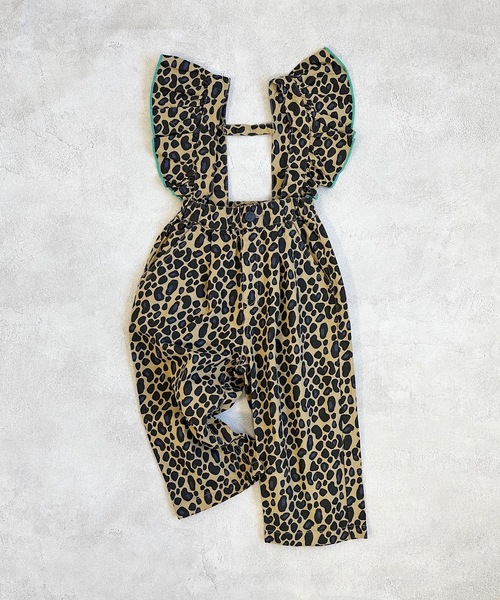 BIG FIELD（ビッグフィールド）の「フリルサスペンダーパンツ（90～150cm）（サロペット/オーバーオール・キッズ・ブラウン/ネイビー・140/150/90/120/130/100/110）」の7枚目の写真