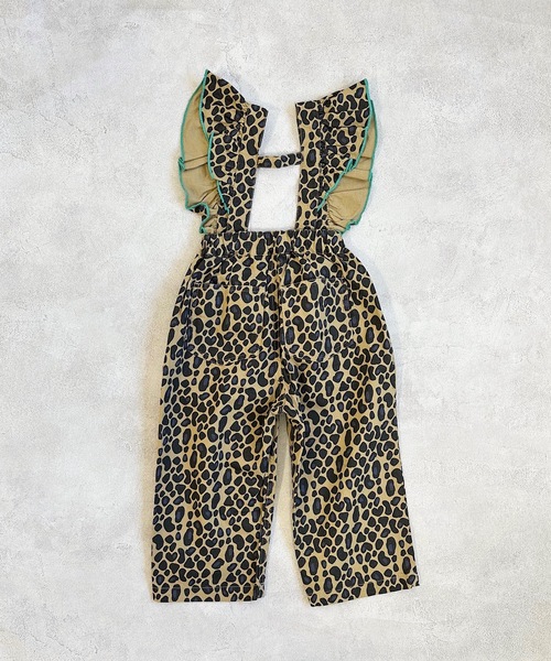 BIG FIELD（ビッグフィールド）の「フリルサスペンダーパンツ（90～150cm）（サロペット/オーバーオール・キッズ・ブラウン/ネイビー・140/150/90/120/130/100/110）」の8枚目の写真