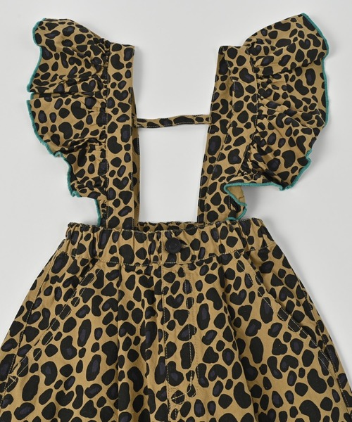 BIG FIELD（ビッグフィールド）の「フリルサスペンダーパンツ（90～150cm）（サロペット/オーバーオール・キッズ・ブラウン/ネイビー・140/150/90/120/130/100/110）」の9枚目の写真