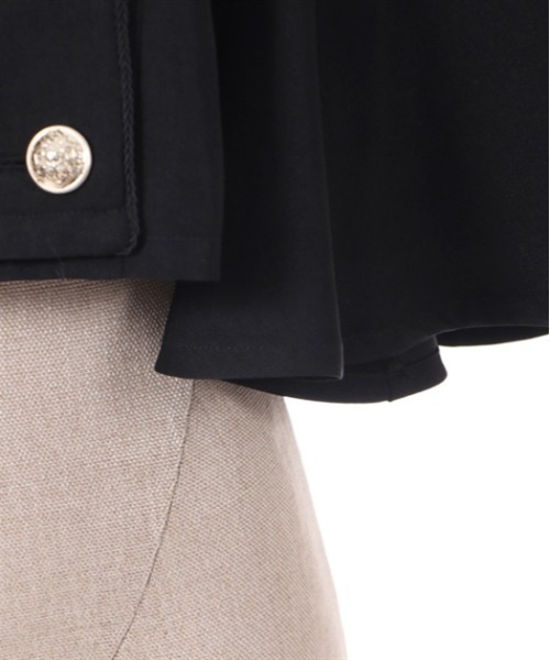 ダブルボタンケープジャケット | outlet | axes femme online shop