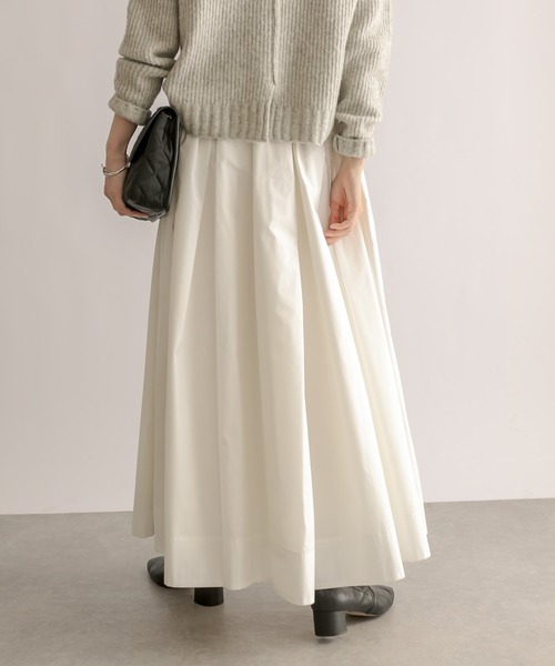 RIVE DROITE（リヴドロワ）の「静電気防止/ボリュームスカート（スカート・レディース・ブラウン/オフホワイト/ブラック・36/38）」の19枚目の写真