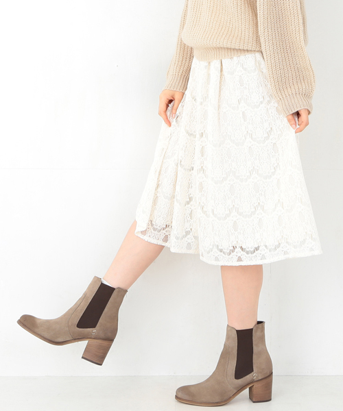 CAROLINA GLASER(カロリナ グレイサー)の「CAROLINA GLASER / レース スカート(スカート・レディース・ブラック/クリーム・ONE SIZE)」の11枚目の写真