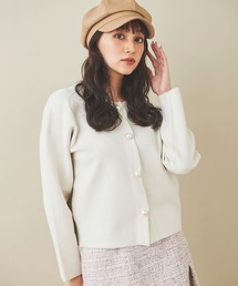 31 Sons de mode | パール釦接結コクーンカーデ(カーディガン/ボレロ)