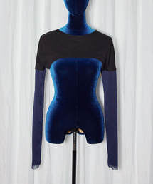overneath（オーバーニース）の「【OVERNEATH / オーバーニース】別注 rib sleeves 039 M：カットソー（Tシャツ/カットソー）」