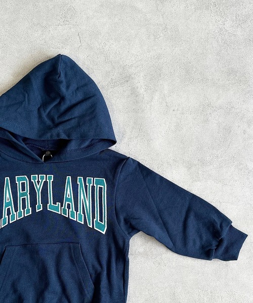 Life Support Products（ライフサポートプロダクツ）の「裏毛プリントパーカー（80～150cm）（パーカー・キッズ・オレンジ/ネイビー/パープル/ダークブルー・95/130/110/100/90/80/120/140/150）」の13枚目の写真