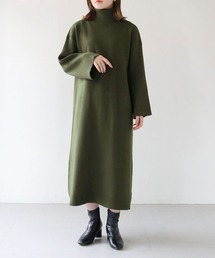 HER CLOSET | 【shemoshelly】タートルネックニットワンピース(ワンピース)