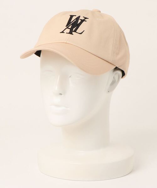 キャップ WOOALONG Signature Logo ball cap WARM BEIGE SD5AAC102WB Signature Logo ball cap - WARM BEIGE - WOOALONG | 60