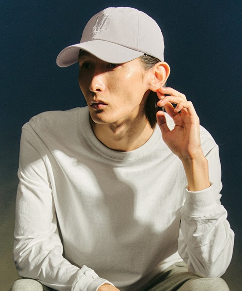 キャップ WOOALONG Signature Logo ball cap FOREST YELLOW SD5AAC102FY WOOALONG（ウアロン）の「◇【WOOALONG / ウアロン】Signature