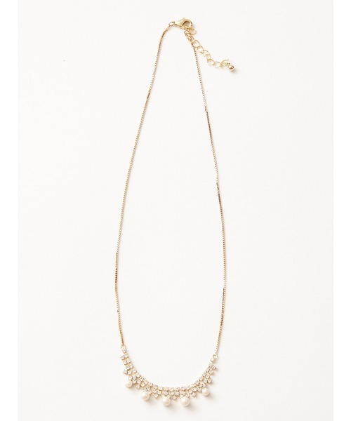 AIMER（エメ）の「ビジュー×パールネックレス（ネックレス・レディース・シルバー/ゴールド・FREE）」の8枚目の写真