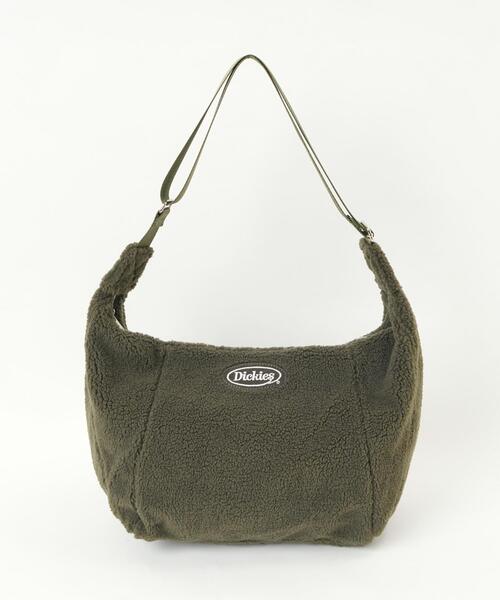 Dickies(ディッキーズ)の「∴WEGO/別注Dickies ボアワンショルダー(ショルダーバッグ・レディース・ベージュ/カーキ/オフホワイト・FREE)」の5枚目の写真