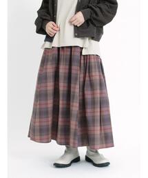 Samansa Mos2 | 柄アソート切替ギャザースカート(スカート)