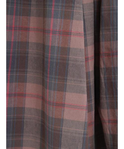 Samansa Mos2（サマンサ モスモス）の「柄アソート切替ギャザースカート（スカート・レディース・グレー/ピンク/ネイビー/キャメル/ベージュ・F）」の18枚目の写真