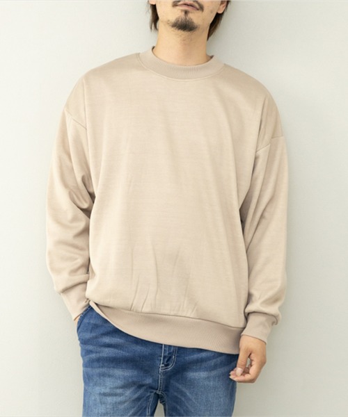 STYLEBLOCK(スタイルブロック)の「INSIDEボアBIGトレーナー(スウェット・メンズ・ブラック/ワイン/杢グレー/ベージュ・L/M)」の4枚目の写真