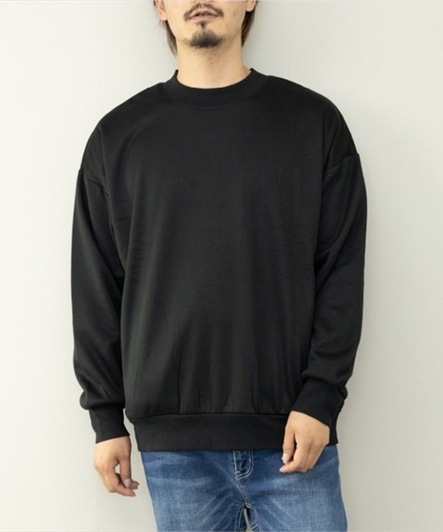 STYLEBLOCK(スタイルブロック)の「INSIDEボアBIGトレーナー(スウェット・メンズ・ブラック/ワイン/杢グレー/ベージュ・L/M)」の2枚目の写真