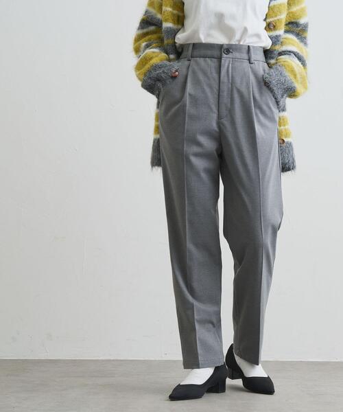 coen（コーエン）の「イージービューティーテーパードパンツ（WEB限定サイズ）（スラックス・レディース・ブラック/ベージュ/ダークグレー/モカ・S/L/M/XL）」の22枚目の写真