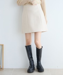 LOWRYS FARM | メルトンライクミニスカート　971223(スカート)