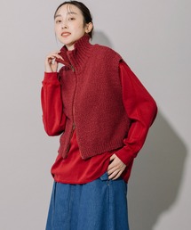 Munich | コットンスラブヤーンフルジップジレ(ベスト)