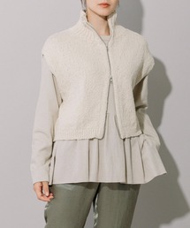 Munich | コットンスラブヤーンフルジップジレ(ベスト)