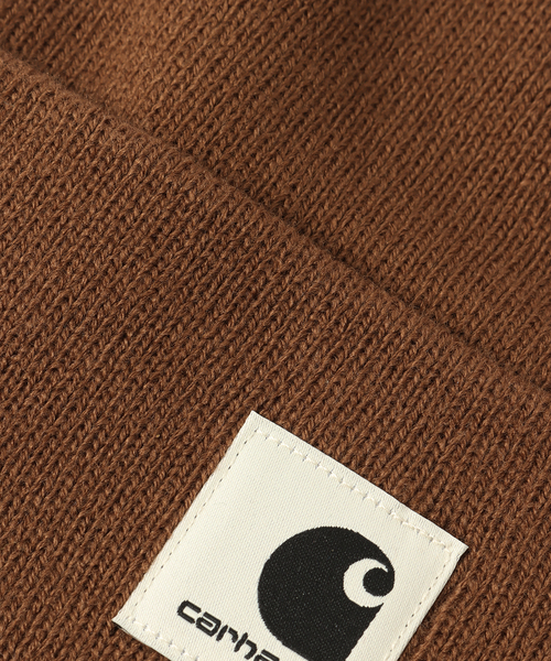 Carhartt WIP（カーハートダブリューアイピー）の「【CARHARTT WIP 】 ASHLEY BEANIE（ニットキャップ/ビーニー・メンズ・パープル/レッド/ブラック/ブラウン・FREE）」の9枚目の写真