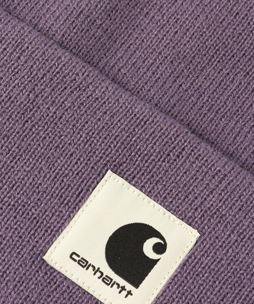 Carhartt WIP（カーハートダブリューアイピー）の「【CARHARTT WIP 】 ASHLEY BEANIE（ニットキャップ/ビーニー・メンズ・パープル/レッド/ブラック/ブラウン・FREE）」の8枚目の写真