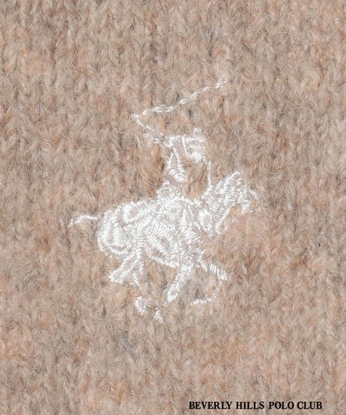BEVERLY HILLS POLO CLUB(ビバリーヒルズポロクラブ)の「【BVERLY HILLS POLO CLUB】ハーフジップニットプルオーバー(ニット/セーター・レディース・ネイビー/ベージュ/オフホワイト/グレー・SMALL/MEDIUM)」の13枚目の写真