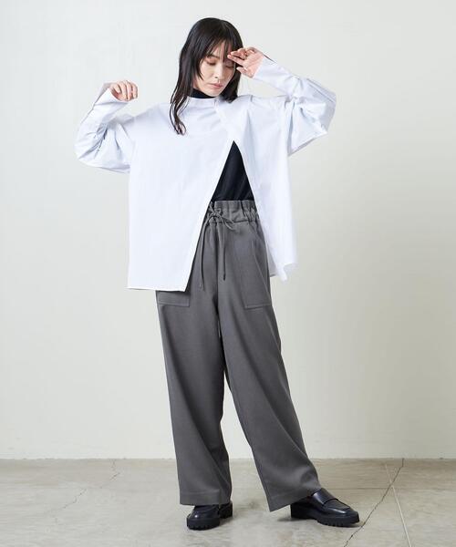 MARW UNITED ARROWS（マルゥ ユナイテッドアローズ）の「＜MARW UNITED ARROWS＞ドロスト パンツ（その他パンツ・レディース・グレー/ホワイト/ブラック・38/36）」の21枚目の写真