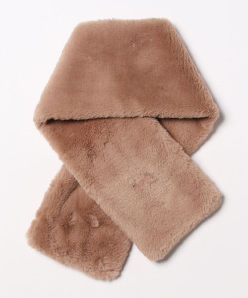 Arnold Palmer（アーノルドパーマー）の「フェイクファー ティペット（マフラー・レディース・ベージュ/ブラック/ブラウン・F）」の4枚目の写真