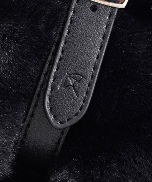 Arnold Palmer（アーノルドパーマー）の「フェイクファー ティペット（マフラー・レディース・ベージュ/ブラック/ブラウン・F）」の8枚目の写真