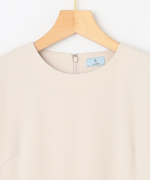 【セール】【KUMIKYOKU NAVY】コンフォータブルドレープフリル ワンピース（ワンピース）｜組曲（クミキョク）